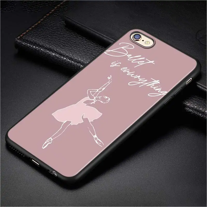 Для Apple iPhone 12 11 Pro Max mini чехол пикантные балетное платье для танцев Макс XR X 8 7 6 Plus 5S SE