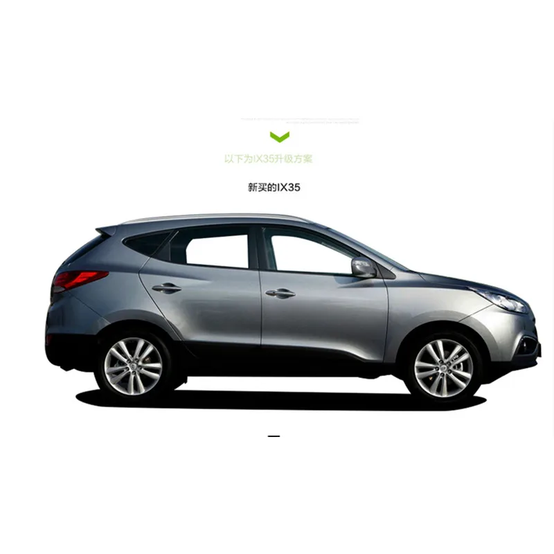 

High quality stainless steel Car window trim strip(16pcs) For Hyundai ix35 2010-2015 Car-styling Car-covers