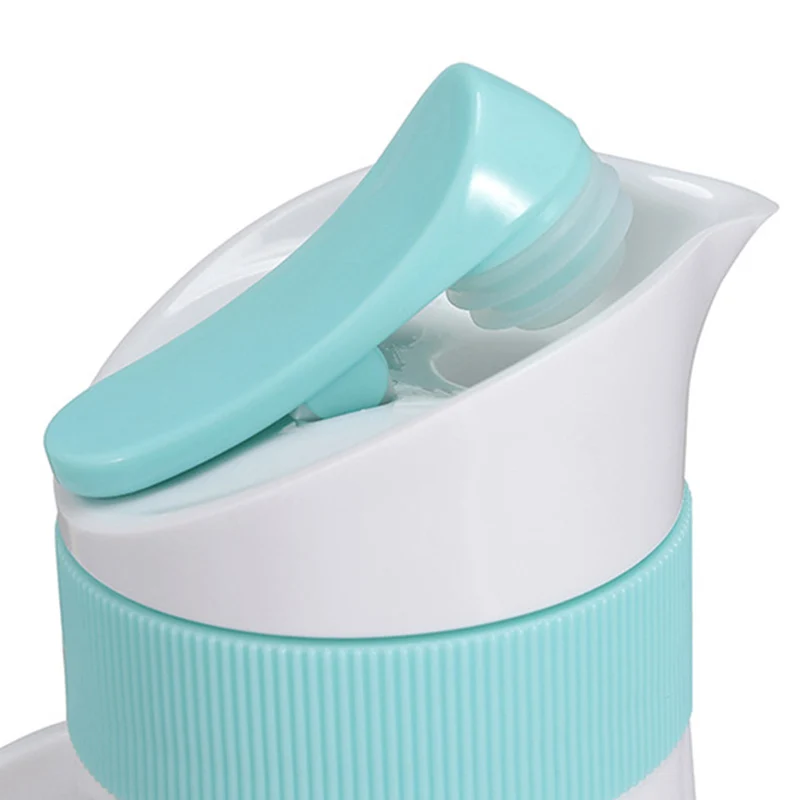 

Top Sale Creative Salad Juice Manual Bottle Fruit Salad Rotating Dressing Mixer Up Stirring Cup Drink Juice Storage Bottle For P