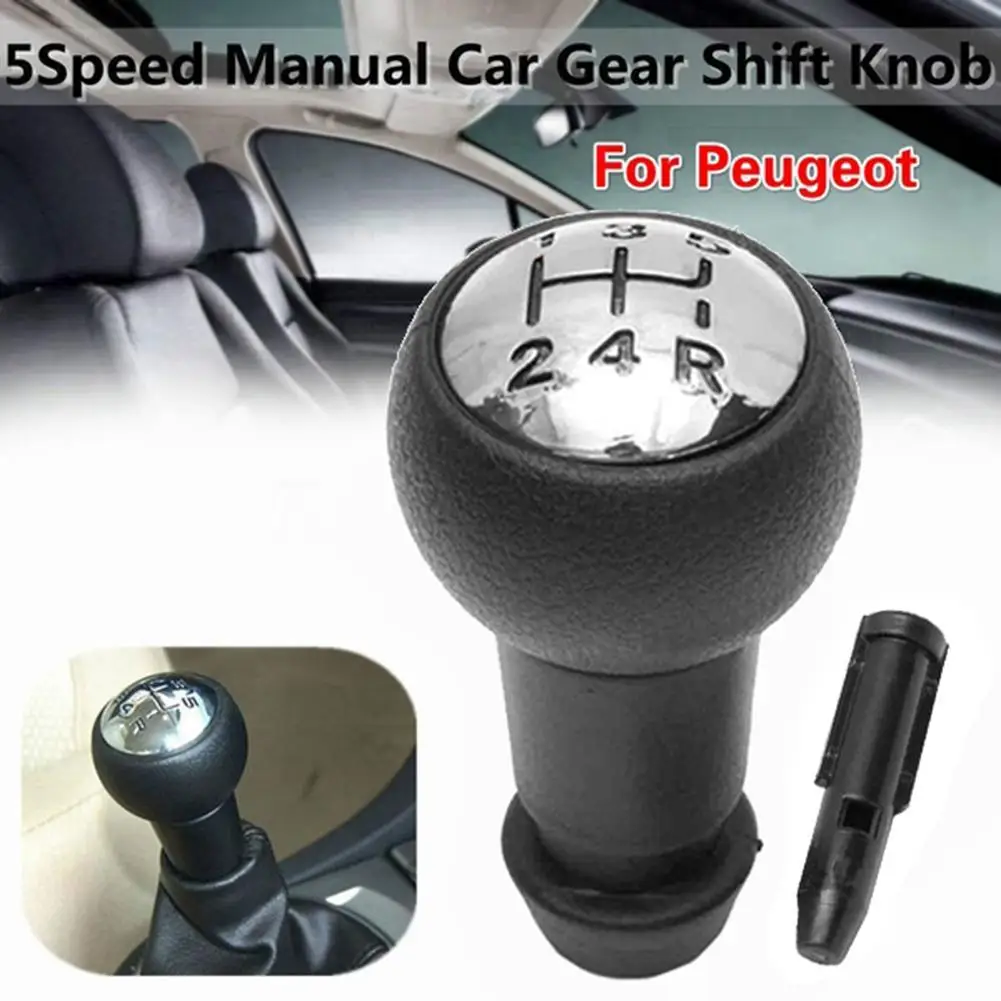 

5 Speed Car Manual Shift Knob Sleeve For Peugeot 106 206 306 406 806 107 207 307 407 for Citroen C4 Auto Parts