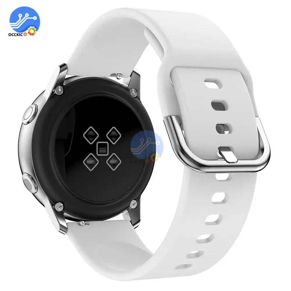 20 мм силиконовый ремешок для Samsung Galaxy Watch Active Smart наручные Аксессуары | Электроника