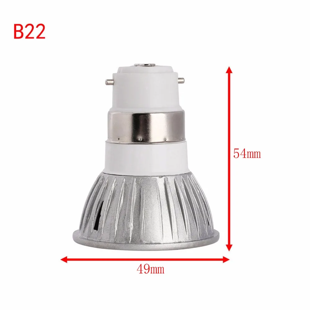 Светодиодные точечные светильники GU10/B22/E27/E14/E12/B15/GU5.3 высококачественные лампочки