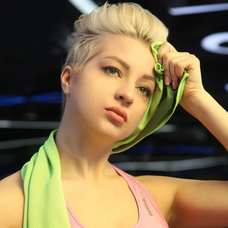 Спортивное Полотенце из микрофибры быстроохлаждающее быстросохнущее пляжное