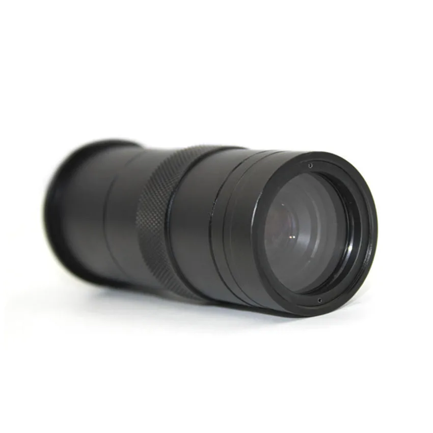 Регулируемый 180X 100X зум C-mount объектив 0.7X~ 4.5X увеличение 25 мм для разъема HDMI USB промышленность видео микроскоп Камера