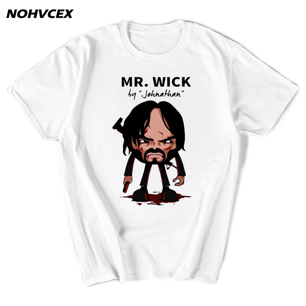 Самый продаваемый дизайн Повседневная крутая Мужская футболка S John Wick с коротким