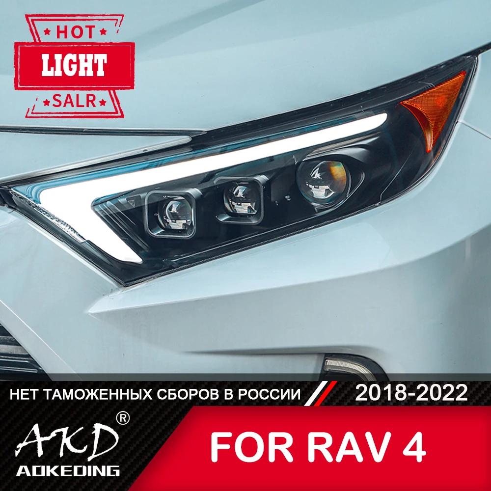 

Фары головного света для Toyota RAV4 2018-2021, автомобильные аксессуары, противотуманные фары дневного света, дневные фонари для работы, дневные фонари дневного света, дневные фонари дневного света, фары ближнего света H7, дневные фары RAV4