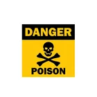 1 шт., Виниловая наклейка в виде черепа, 12,8X12,8 см