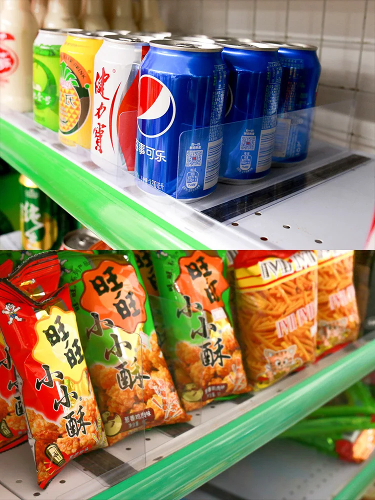 Прозрачный пластиковый L образный делитель для товаров приспособление