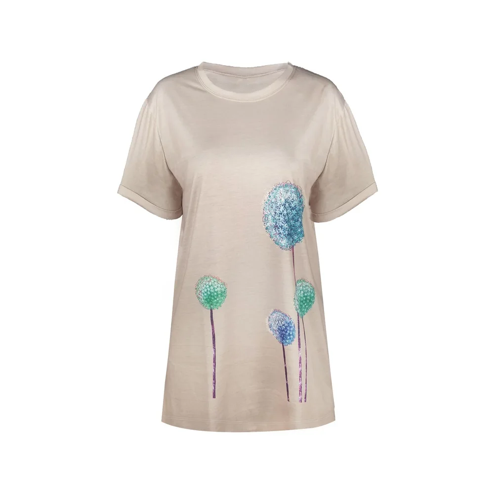 

Plus Size Summer T shirts Women 2021 Short Sleeve O-Neck Loose Tee shirts Tops Streetwear Casual boho Beach Print Female T shirt