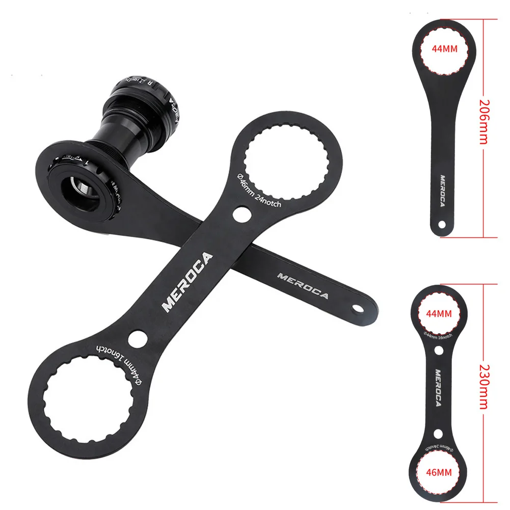 

Black 1* Bicycle Wrench Crankset Aluminum Alloy Removal Tool BB44/BB46