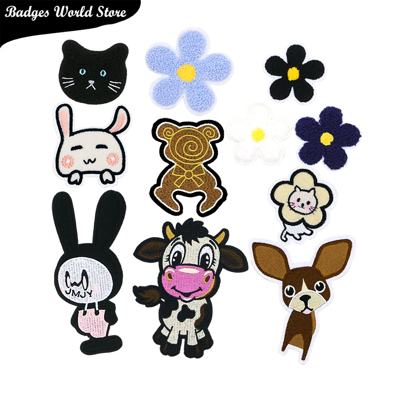 Embroidery Applique Patches For Clothing Diy Iron On Badges On The Backpack