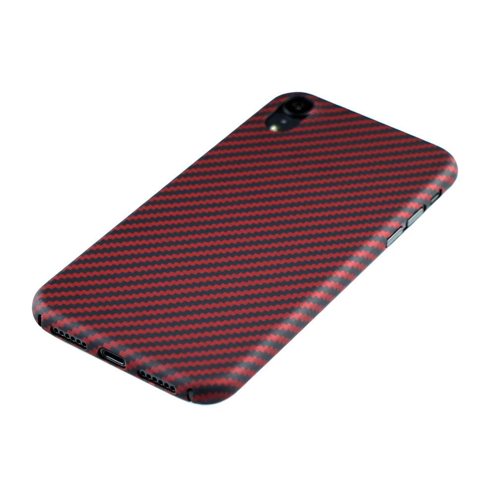 Чехол из углеродного волокна для Apple iPhone Xr чехол 6 1 тонкий и легкий полуоблегающий