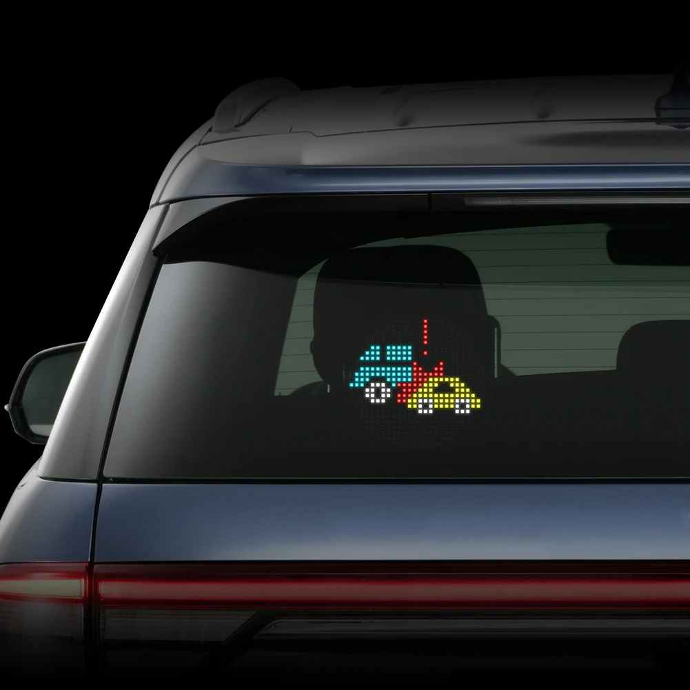 Пиксельный дисплей для заднего лобового стекла автомобиля Bluetooth управление