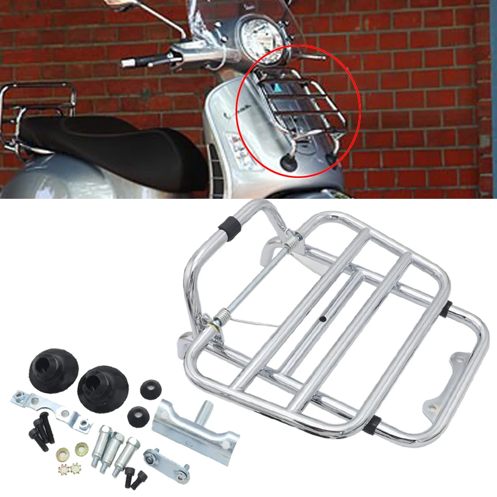 

For Vespa GTV 300 Sei Giorni Front Luggage Rack Bracket For GTS 300 Super ABS 2014-2018 2015 2016
