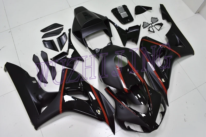 Пластик Обтекатели для Fireblade 2007 комплект обтекателей для Honda Cbr1000 RR 2006 черные наборы для гостинцев CBR 1000RR 2006-2007