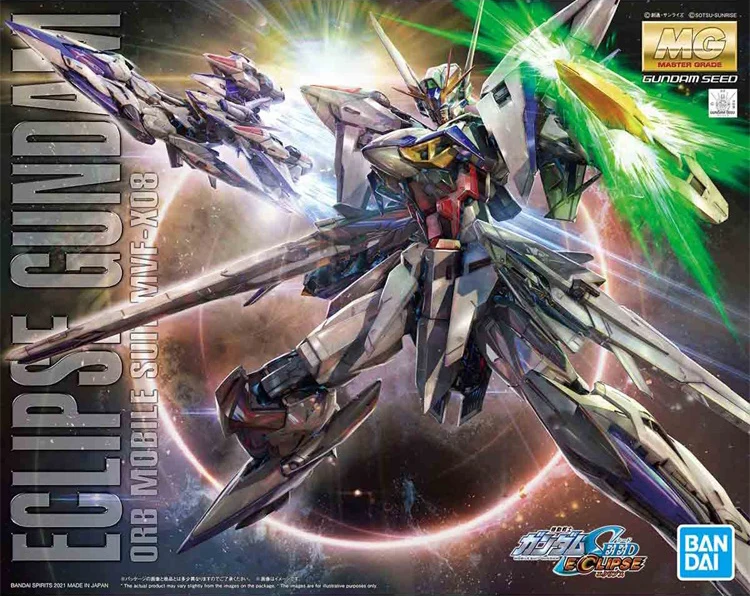 

Оригинальный BANDAI GUNDAM MG 1/100 SEED MSV Eclipse аниме Гундам фигурки для экшн-игр сборные ПВХ модели игрушек аниме фигурка