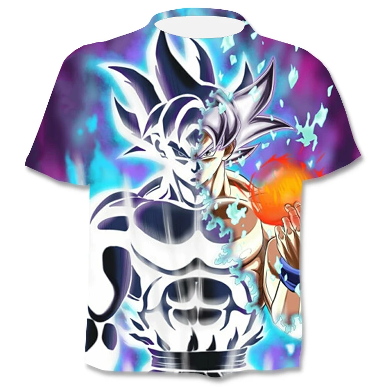 

Summer Anime Men's T-Shirts High Street Boys Clothing Fashion 3D T-Shirts Lightweight Breathable Short Sleeve Hot Selling To