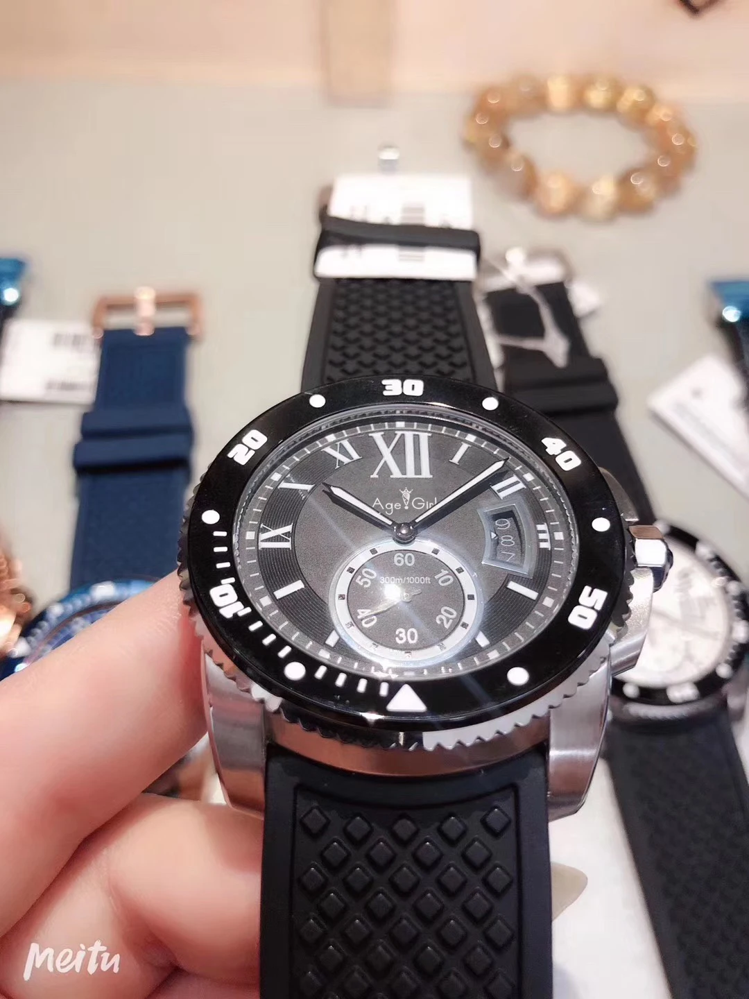 

2019 Luxury New Men Automatic Mechanical Stainless Steel Rubber Black Blue Rose Gold Sapphire Canvas Ceramic Bezel Watch