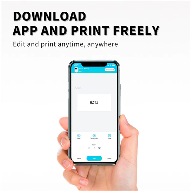 Портативный принтер D30 стикер Принтер этикеток мини Ювелирное Украшение с иконой