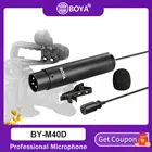 Всенаправленный петличный микрофон BOYA BY-M4OD by m4od для видеокамеры Sony Panasonic ZOOM H4n H5 H6