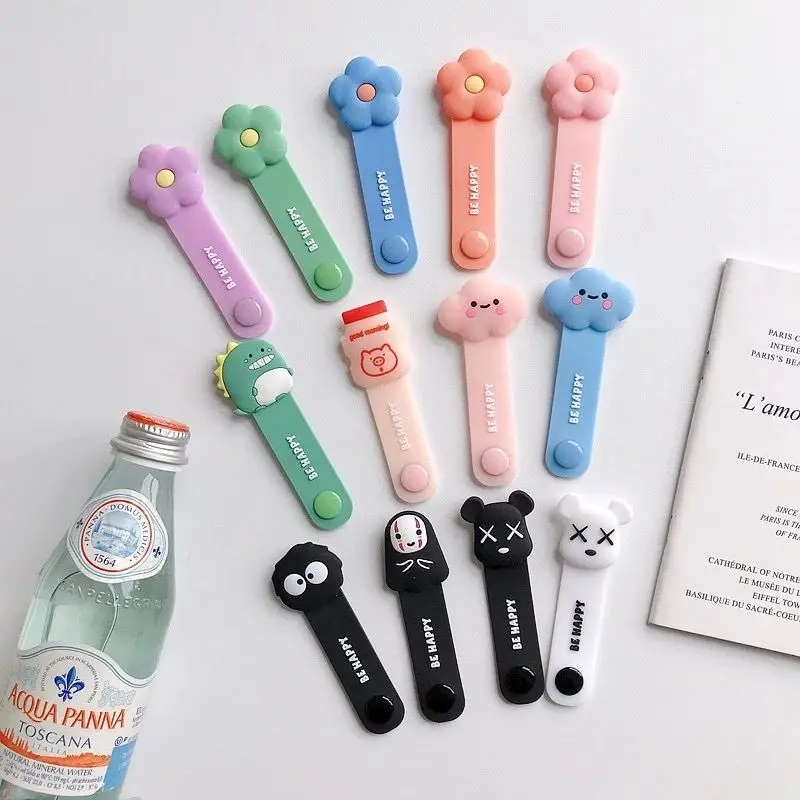 Милые завязки для наушников и кабелей устройство намотки шнурков органайзер