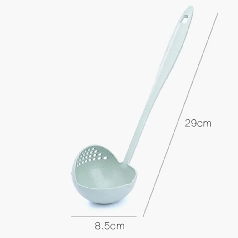 Двухв-одный суповой ложка с длинной ручкой, домашний дуршлаг, кулинарный коландер, кухонная лопата, пластиковая половник, столовые приборы, гаджеты.