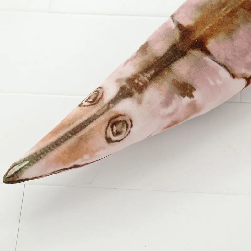 50 см/70 см креативная Милая имитация осеннего ножа в форме рыбы плюшевая