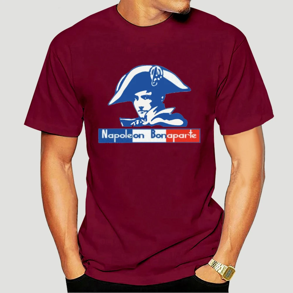 Футболка с изображением Наполеона Бонапарта французского Корсики лонгвуда # 4546