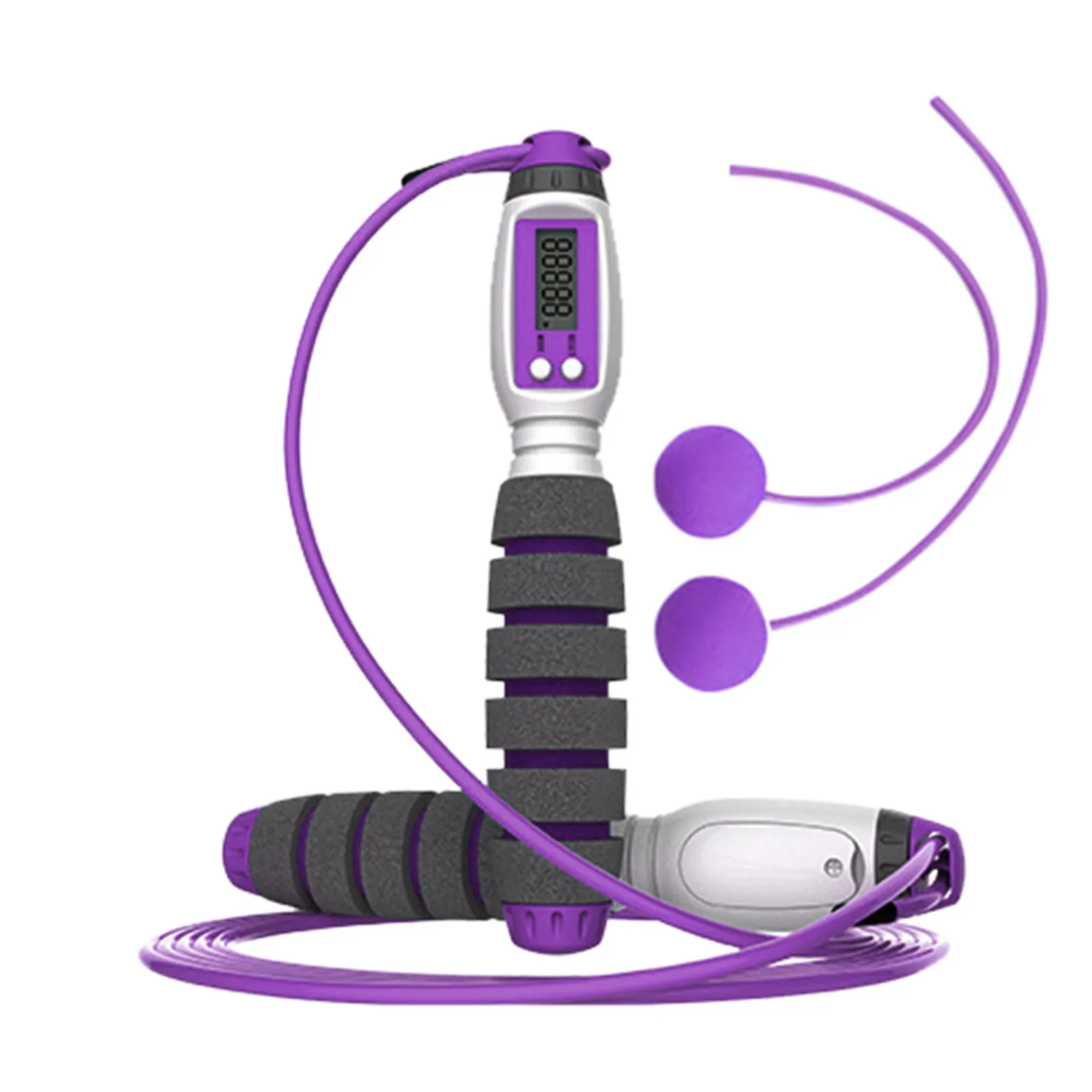 

Digital Counter Jumping Ropes Weighted Ropeless Handle Jumping Ropes For Fitness Workout Gym Sports Accessories Rope Skipping