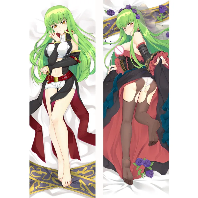 

Japanese Hot Anime Code Geass CC Dakimakura Hugging Body Pillow Cover Anime Women Cosplay DIY Custom Cushion Otaku Pillow Case