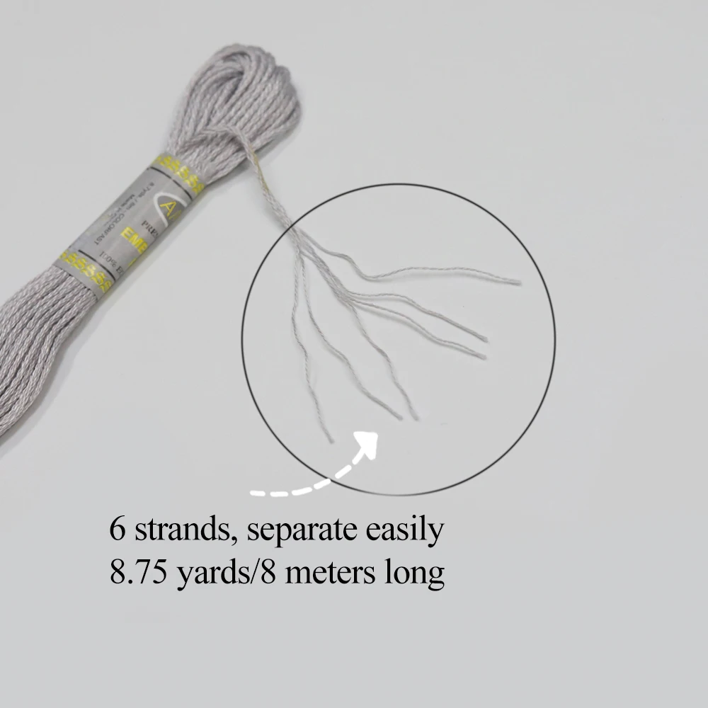 150 Базовая DMC радужные цвета египетская хлопковая нить для вышивки крестиком с