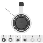 Focalize конический снут конденсаторный объектив Регулировка кольца диафрагмы от точки к циркуляции для выделенного AL-16