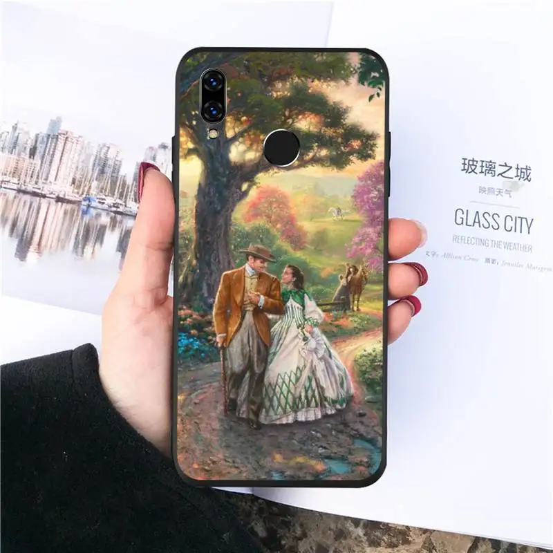 

Gone With The Wind movie Phone Case For Huawei honor Mate P 10 20 30 40 Pro 10i 9 10 20 8 x Lite Luxury brand shell funda coque