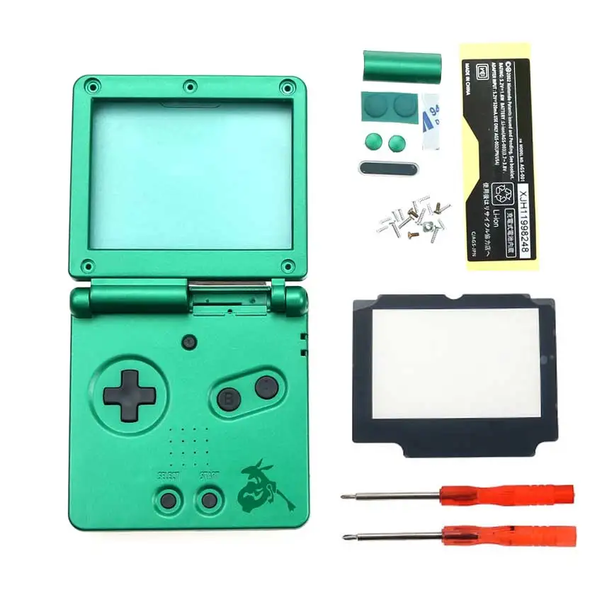 Полный комплект корпуса YuXi запасная часть для Nintendo Gameboy Advance SP GBA чехол крышка с