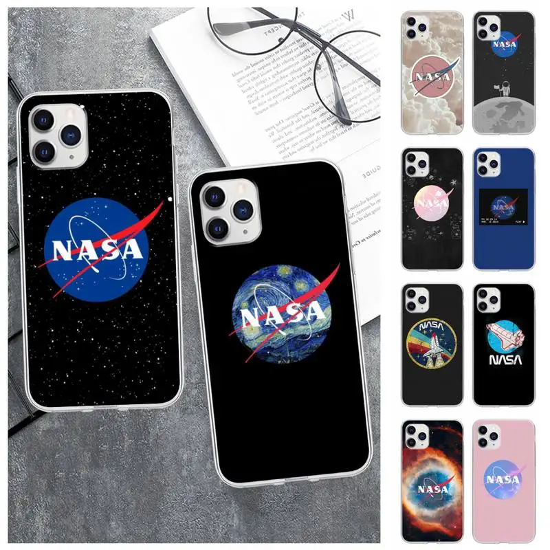 

N-Nasaes Aerospace Astronaut Space Phone Case For Samsung A12 5G A71 4G A70 A52 A51 A40 A31 A21S A20 A50 A30 S Transparent Cover