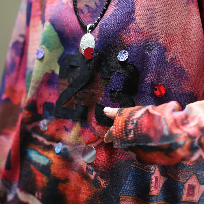 Женский Повседневный Пуловер Max LuLu Свободный вязаный джемпер оверсайз в