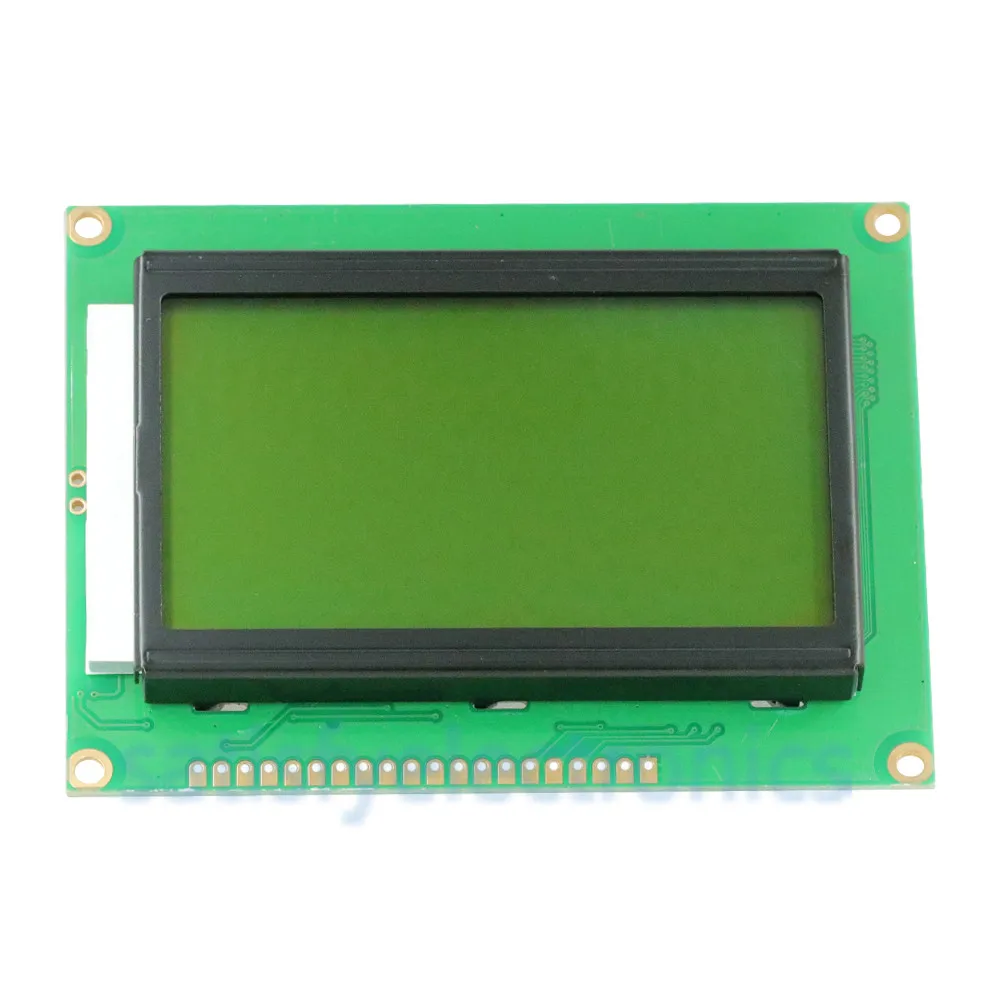 Графическая ЖК-подсветка ST7920 5V 12864 128x64 Dots зеленая желтая задняя подсветка 1 шт. |