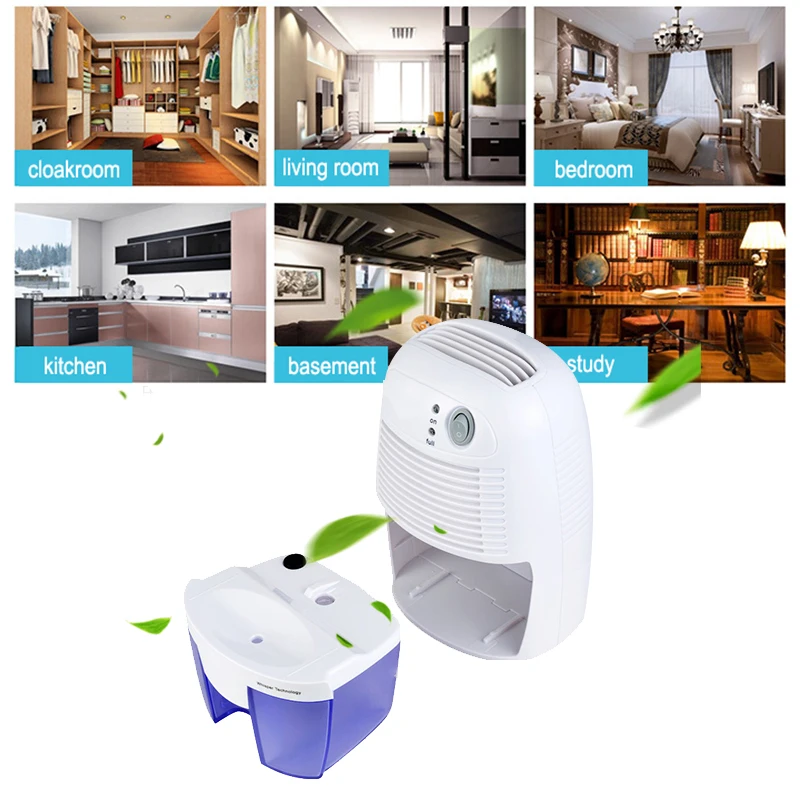 

500ML Home Smart Dehumidifier Electric Cool Dryer Bedroom Absorber 22W Mini Dehumidifier Wardrobe High Efficiency Dehumidifier