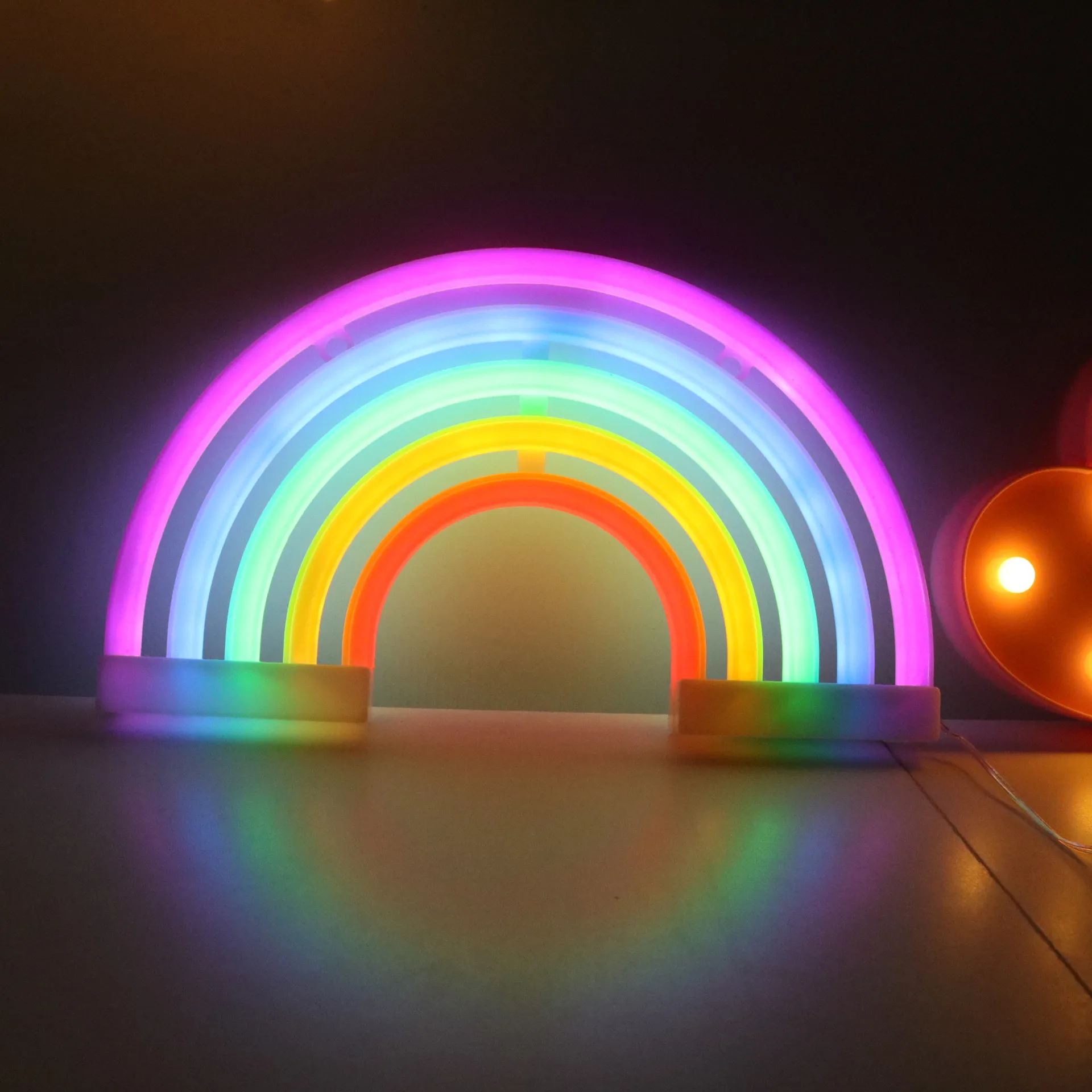 Настенная Радужная неоновая светодиодная моделирующая настенная лампа Ins