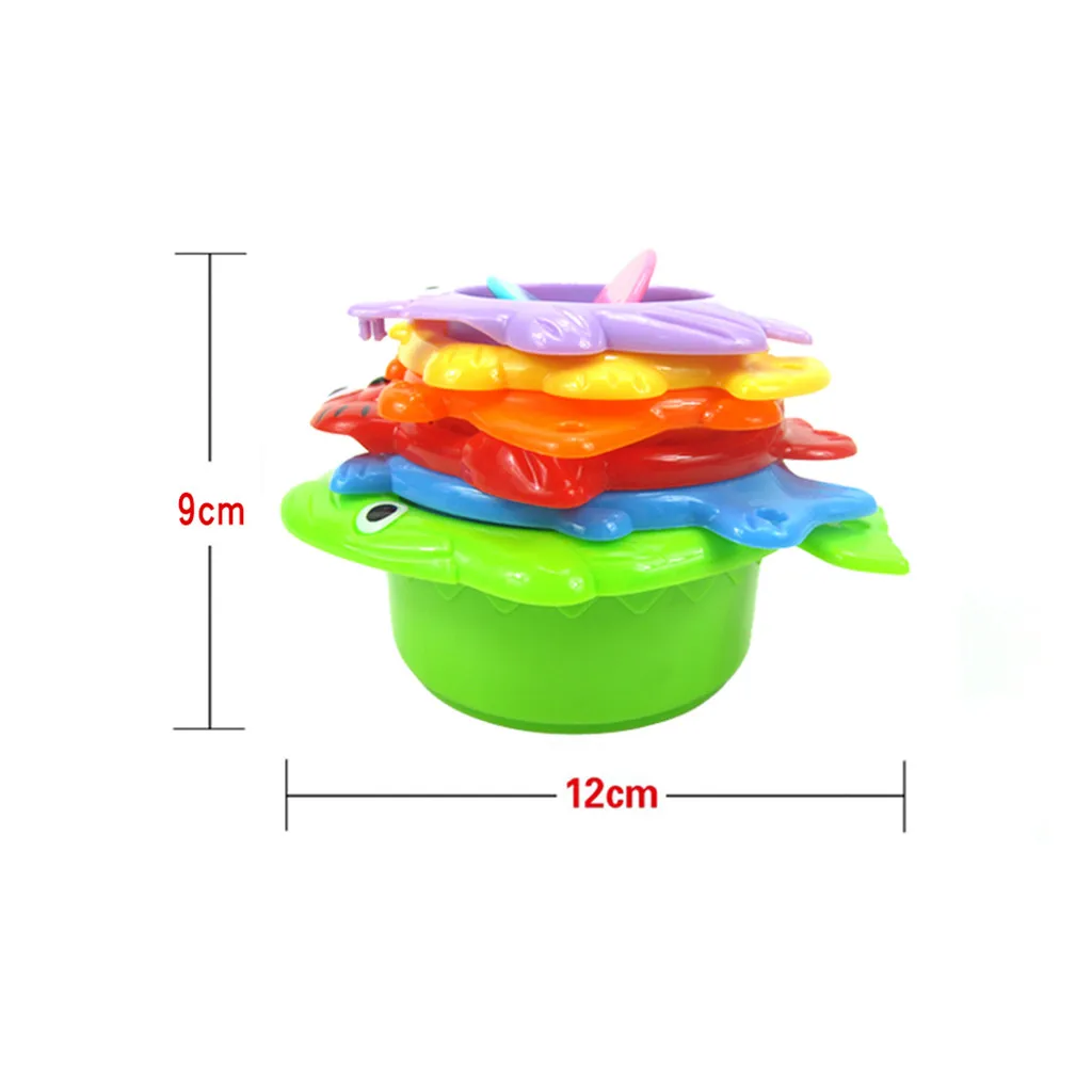 

A Greatlife Stacking Cups Bath Toys For Toddlers-safe And Fun Kids Bath Toys With Bright Multi Colored Cups Bath Time Water Toys