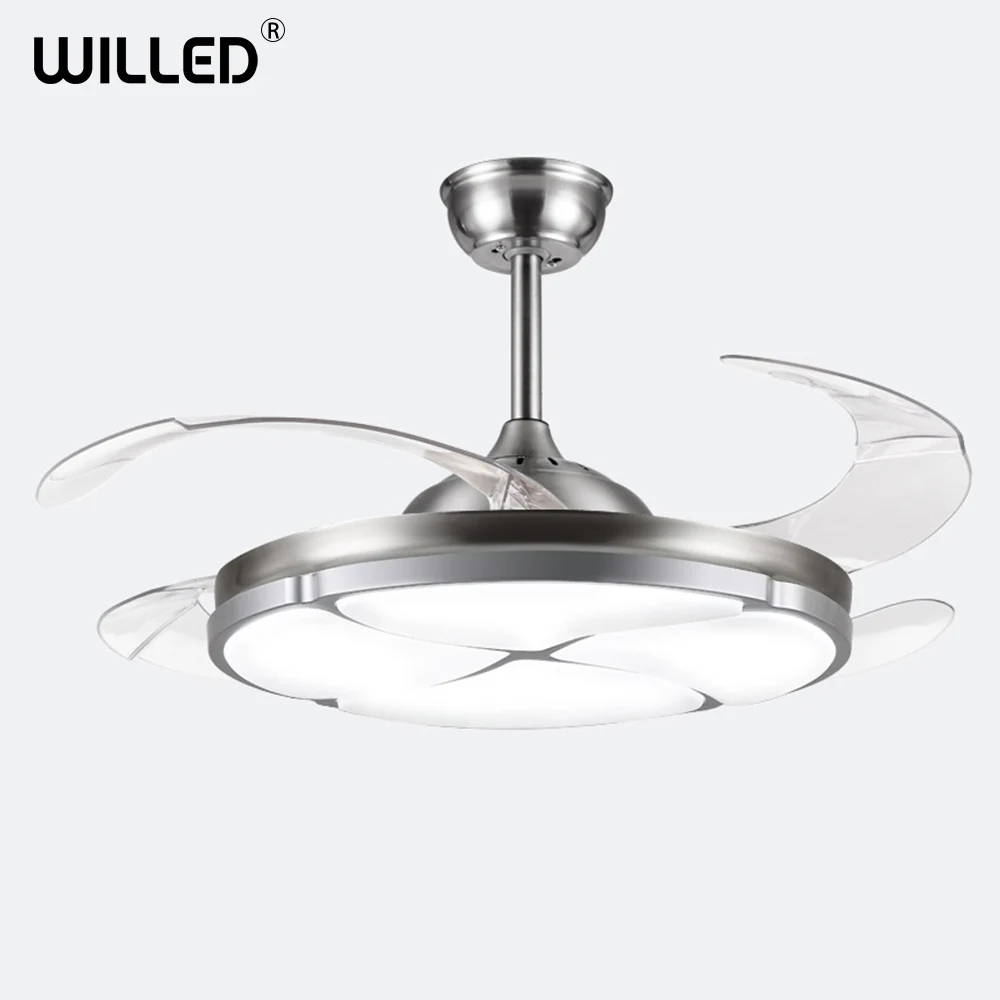 42 дюймовый современный потолочный вентилятор с дистанционным управлением тихий