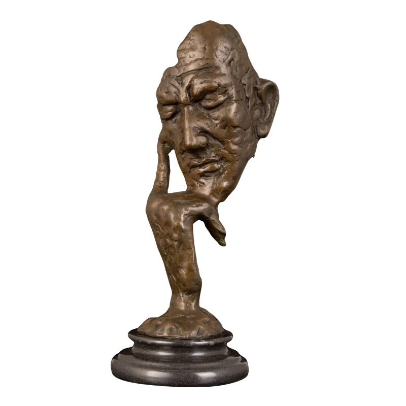 DS-591 знаменитый Бронзовый художник Rodin художественный Декор бронзовый человек