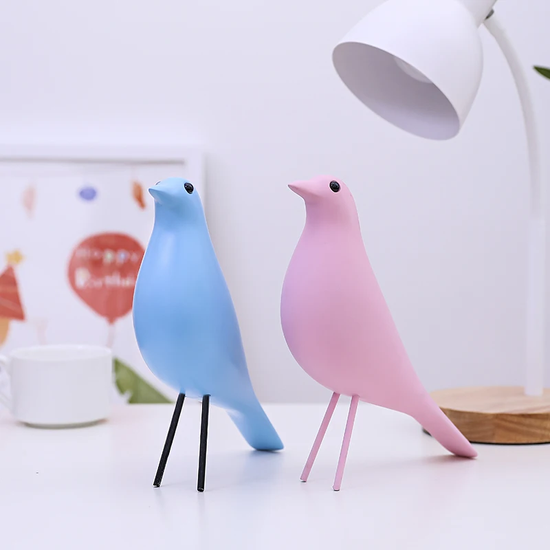 

Nordic bird sculpture home decoration accessories Modern office decoration wedding gift Resin Crafts Creative animal ornaments