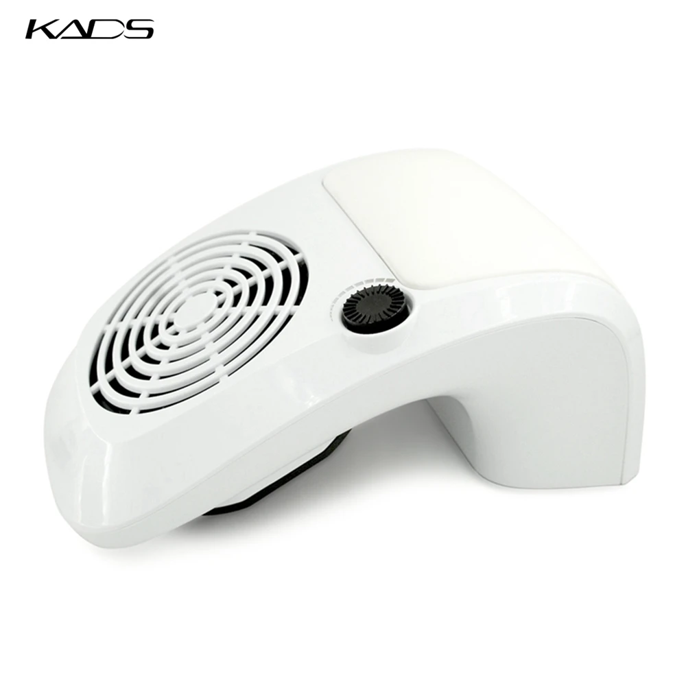 Белый пылесос KADS для ногтей малошумный маникюрный аппарат с высокой мощностью