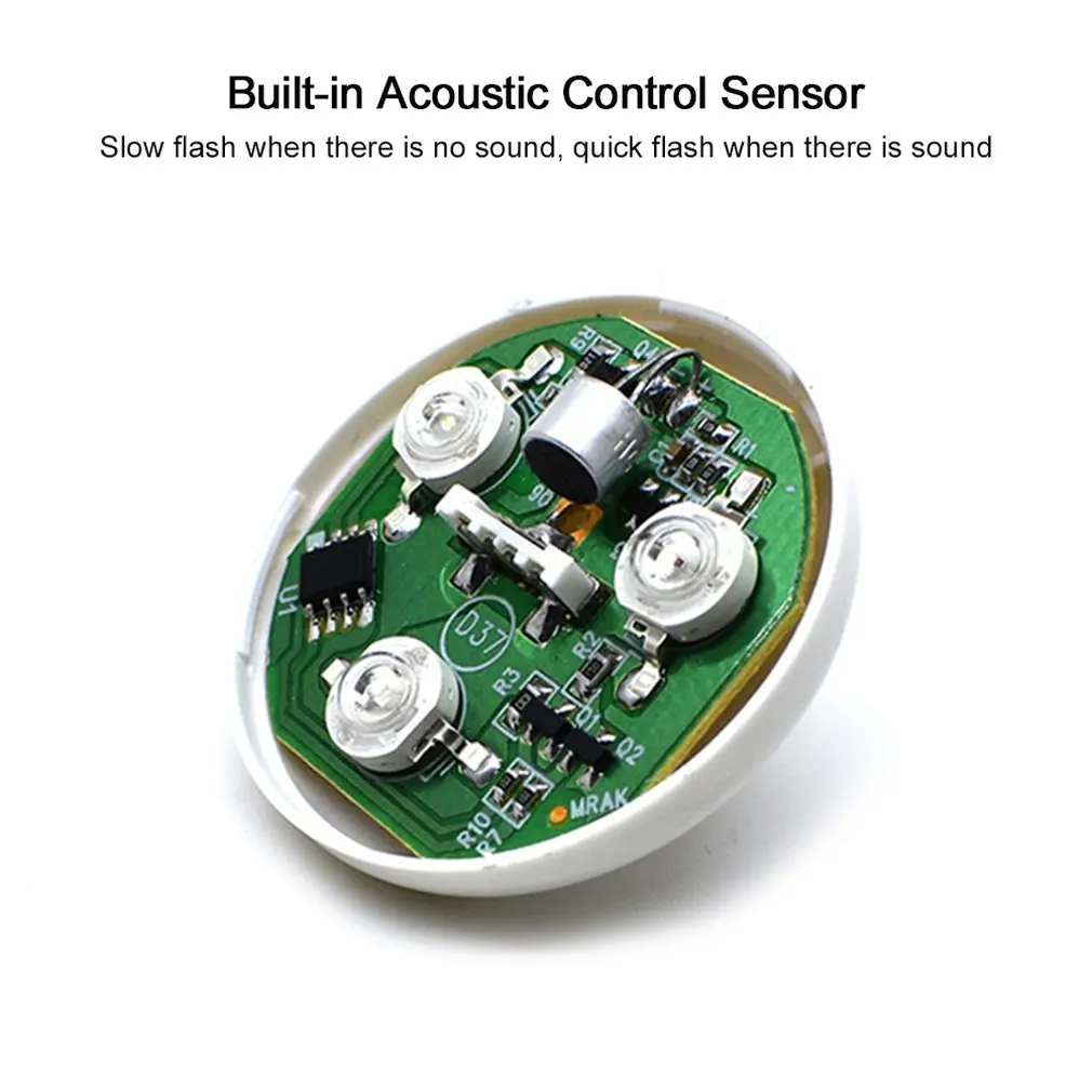 Мини Led Голосовое управление Usb хрустальный магический шар Dj маленький