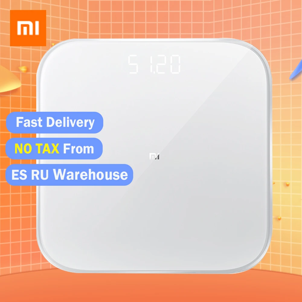 Оригинальные умные весы Xiaomi Mi Smart Weight Scale 2 цифровые для здоровья Bluetooth 5 0 Поддержка