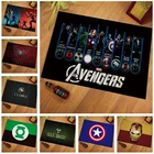 Disney Марвел, Мстители, паук Человек-Железный человек, Халк, Тор, Капитан Америка одежда для дома с изображениями героев мультфильма Ванная комната коврики Нескользящие Кухня коврик