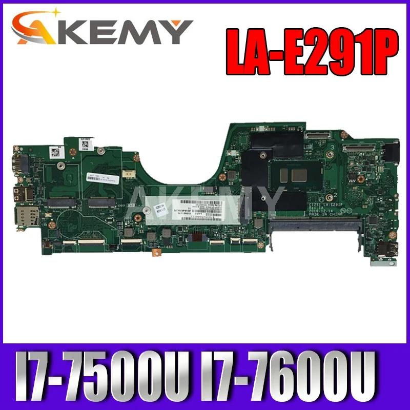 Akemy 01HY149 CIZS1 LA E291P основная плата для Lenovo Yoga 270 370 материнская ноутбука I7 7500U 7600U CPU