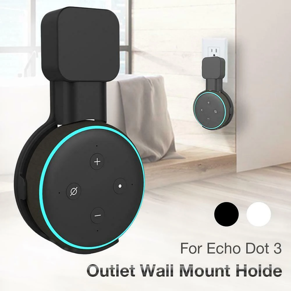 Умный дом домашняя розетка настенное крепление, вешалка стойка для Amazon Echo Dot 3rd поколения Динамик настенное крепление Совместимо с Alexa