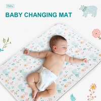 reusable baby waterproof mattress cotton diaper changing floor game mat bamboo pul